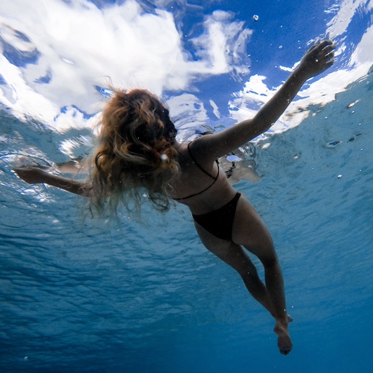 Nadando en el Parque